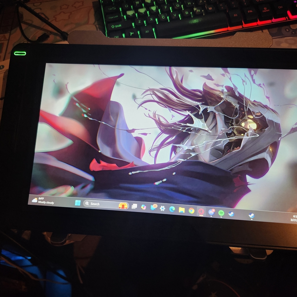 Graphics Drawing Tablet Monitor - Black - HUION KAMVAS 13